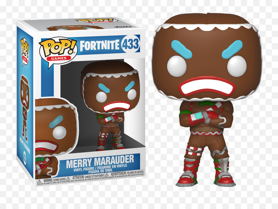 Funko Pop Games Fortnite Merry Marauder 433 New In Hand - Funko Pop Fortnite Merry Marauder Emoji,Hyperdimension Emojis