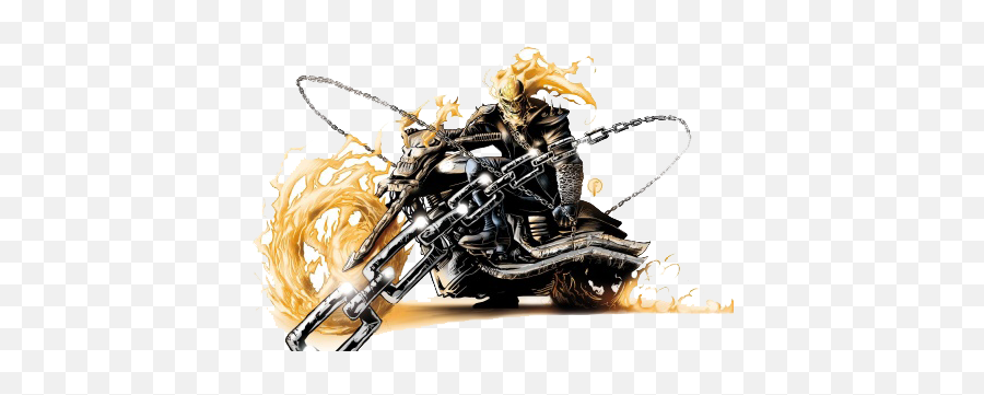 Ghost Rider Bike Png Photos - Transparent Ghost Rider Png Emoji,Ghost Rider In Emojis