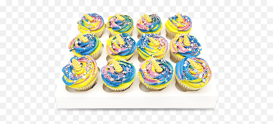 Unicorn Cupcakes - Cake Decorating Supply Emoji,Edible Emojis For Cake