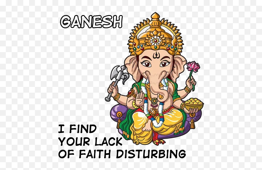 Indian Stickers Set For Telegram - Cartoon Hindu Gods Emoji,Godz Emoji