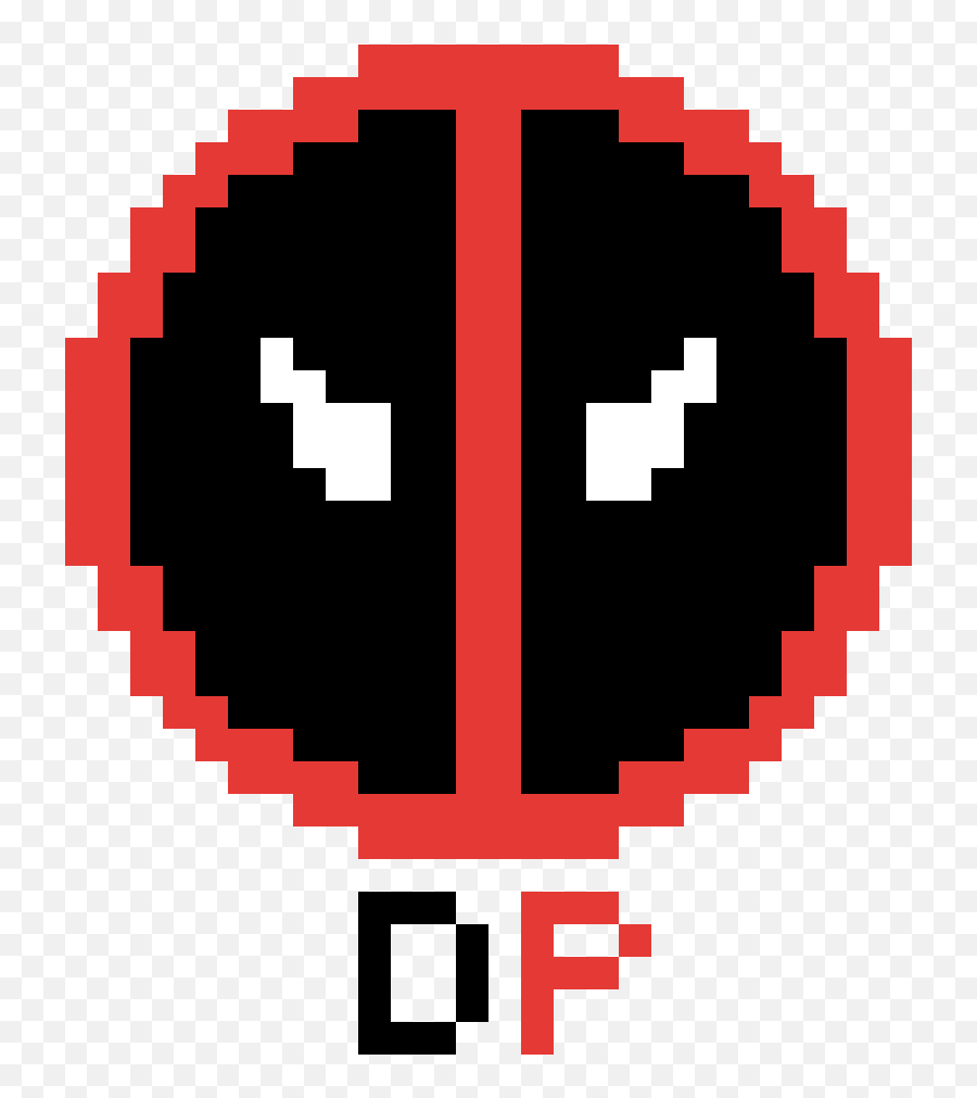 Logo De Deadpool Pixel Art - Heart Eyes Emoji Pixel,Deadpoll Emoji