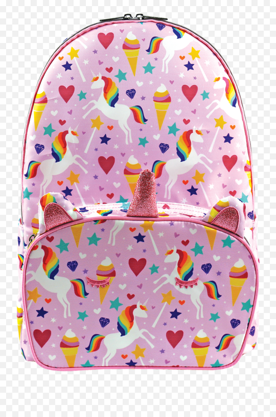 Iscream Magical Unicorn Backpack - Girly Emoji,Guess The Emoji Books And Backpack