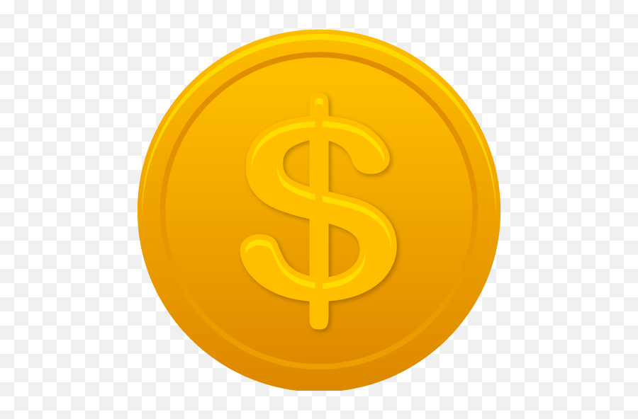 Coin Us Dollar Icon - Dollar Coin Icon Png Emoji,Coins Emoji