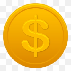 Coin Us Dollar Icon - Dollar Coin Icon Png Emoji,Coins Emoji
