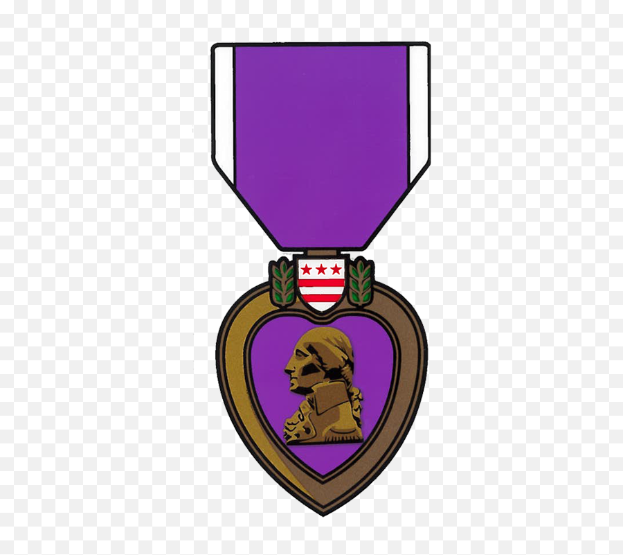 Purple Heart Decal - Purple Hearts Medal Clipart Emoji,Purple Heart Medal Emoji