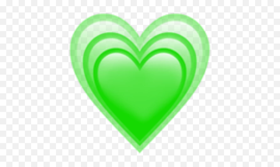Heart Corazon Green Verde Emoji Sticker By S - Heart Sticker Png,Green Emojis