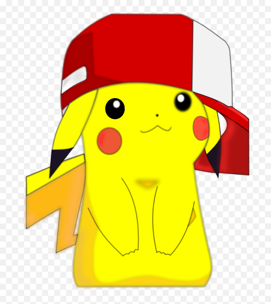 Free Angry Pikachu Png Download Free Clip Art Free Clip - Pikachu In Ash Hat Emoji,Surprised Pikachu Emoji