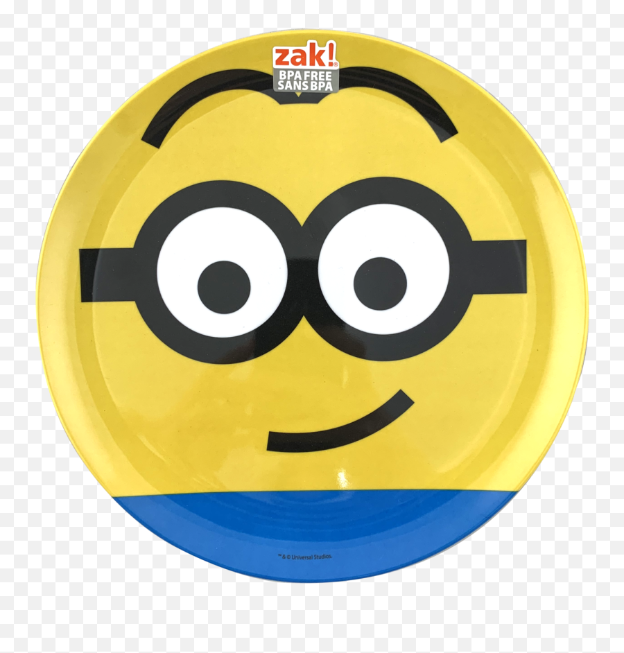 Minions Melamine Plate - Oof Emoji,Minion Emoticon