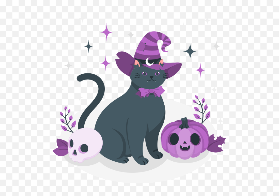 Cat With A Witch Hat Customizable Disproportionate Emoji,Witches Hat Emoticon Copywrite Free