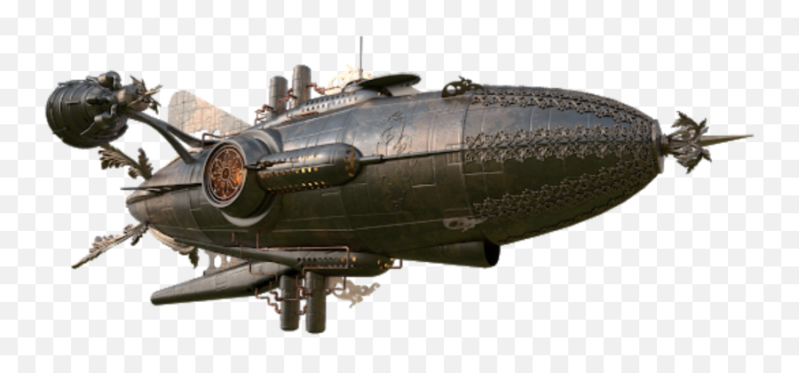 Airship Steampunk Sticker - Airship Png Emoji,Blimp Emoji