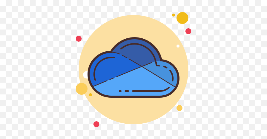 Microsoft Onedrive 2019 Icon In Circle Bubbles Style Emoji,Skype Drive Emoji