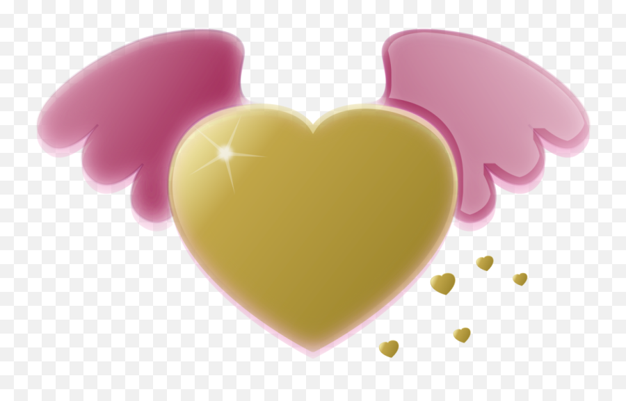 Pinkheartcomputer Wallpaper Png Clipart - Royalty Free Svg Emoji,Emojis Heart With Wings