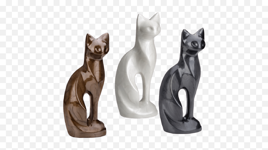 Cat Figurine Urns - Black Cat Emoji,Inside Out Cat Emotions