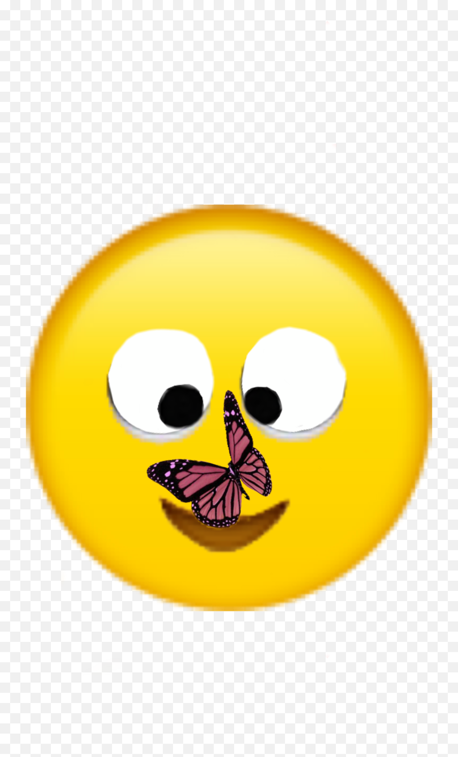 Butterfly Eyes Emoji Emojimaker No Sticker By - Butterfly,Eyes Emoji