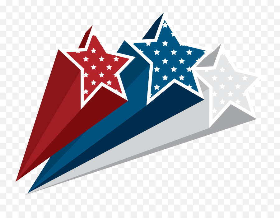 American Flag Star Clipart Transparent - Transparent 4th Of July Stars Emoji,Emoji 2 American Flag 1776