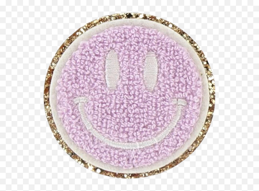 Glitter Smiley Face Patch In 2021 - Glitter Patches Emoji,Emoticons Glitterate