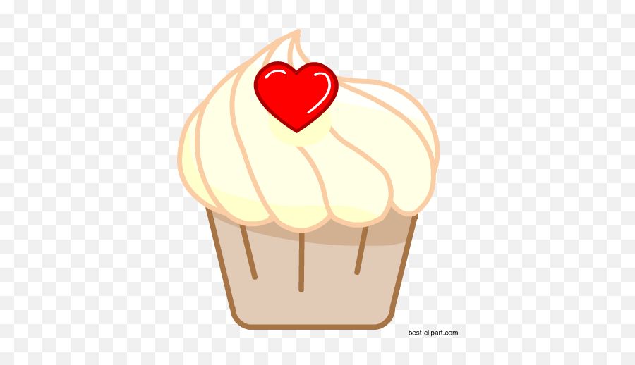 Free Cake And Cupcake Clip Art - Baking Cup Emoji,Cupcake Emoji Hearts