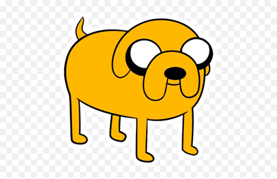 Sticker Maker - Blue Jake From Adventure Time Emoji,Jake The Dog Emoji