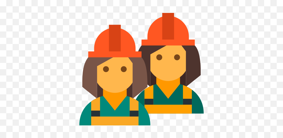 Construction Workers Icon U2013 Free Download Png And Vector - Construction Worker Icon Female Emoji,Emojis Construction Worker