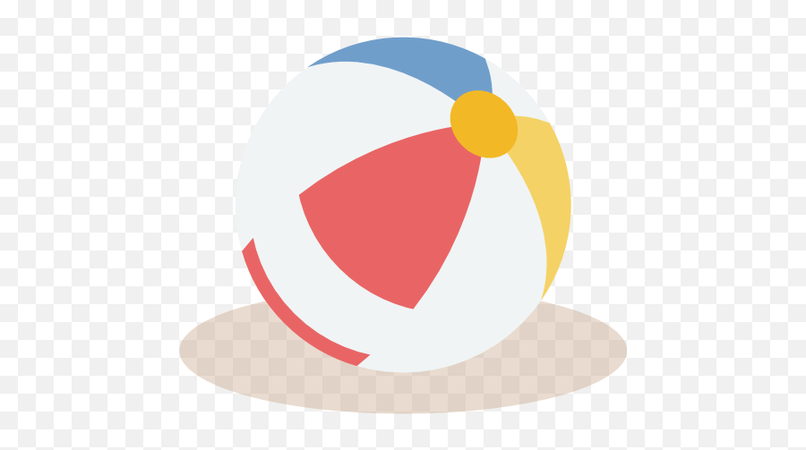 Ball Beach Free Icon Of Vacation Time Icons - Dot Emoji,Emoticon De Chancla