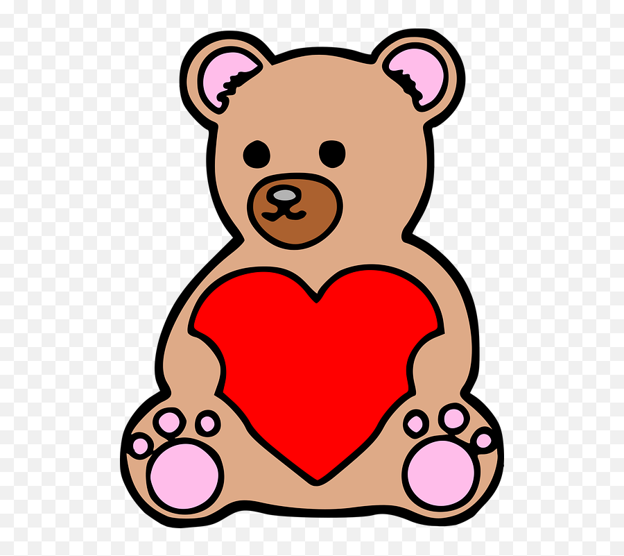Bear Teddy Toy - Girly Emoji,Cute Bear Emotions