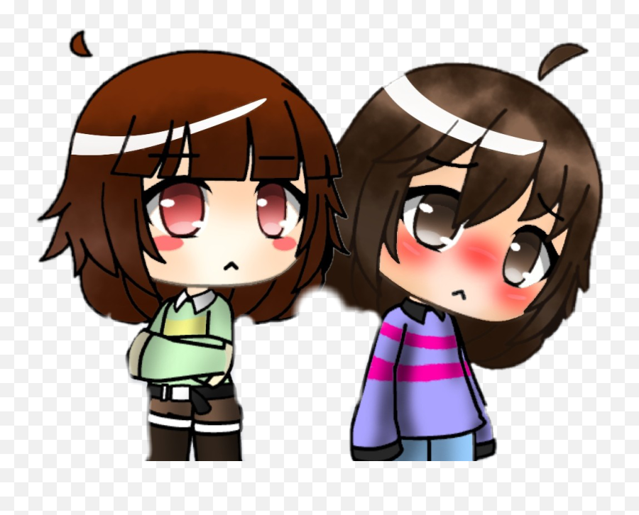 The Most Edited - Undertale Gacha Life Version Emoji,Frisk Undertale Emoticon