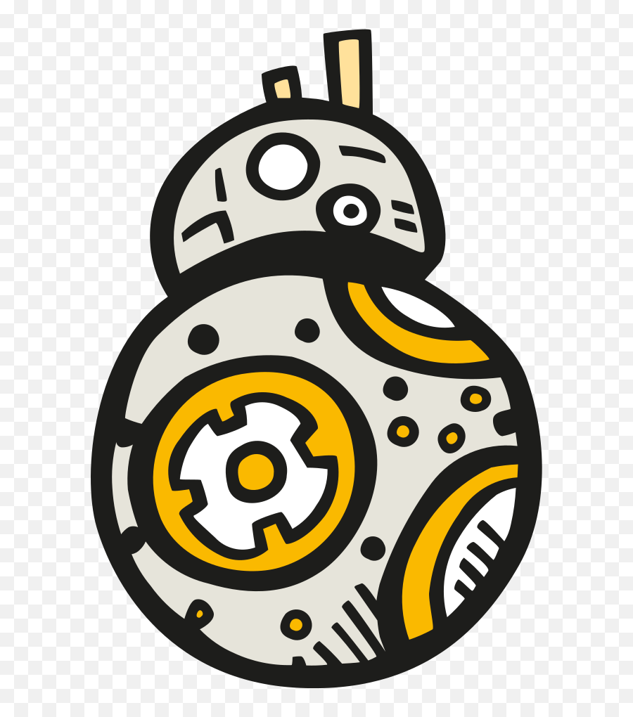 Bb 8 Icon - Star Wars Doodle Png Emoji,Bb8 Emoji