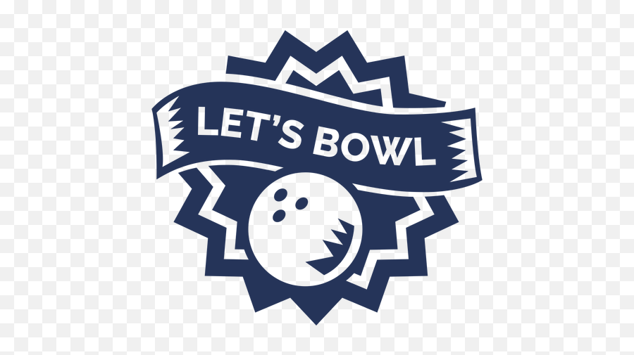 Letu0027s Bowl Bowling Ball Badge Sticker Ad Sponsored - Durian Vector Black And White Emoji,Bowling Ball Golf Club Emoticon