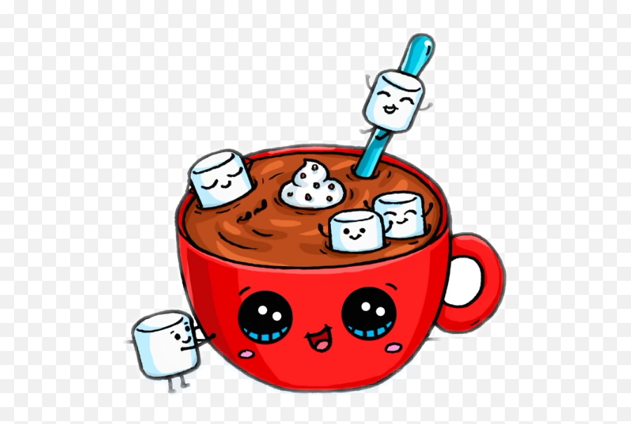 Picsart - Cute Hot Chocolate Drawings Emoji,Step By Step Emoji Narwal ...