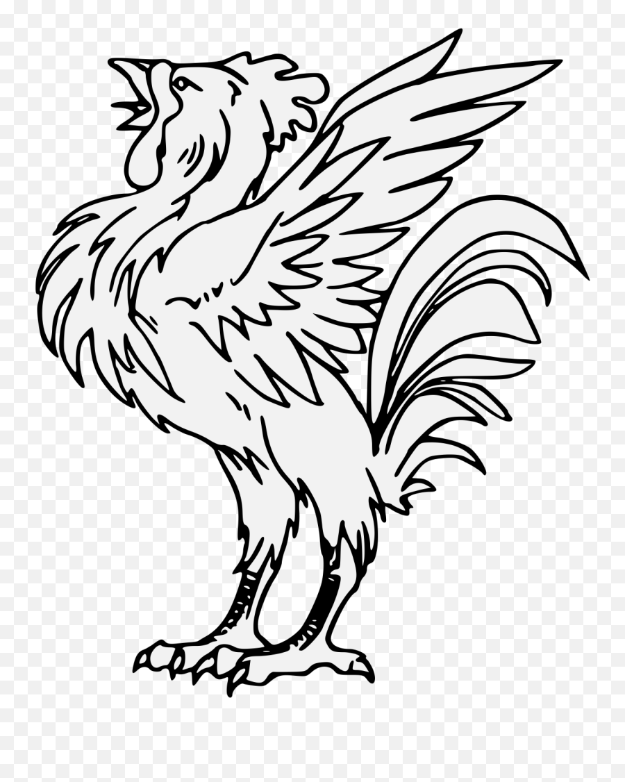 Cock Rising - Automotive Decal Emoji,Rooster Emoji