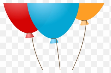 Happy Birthday Balloon Icon - Transparent Background Balloon Cartoon Png Emoji,Birthday Balloon Emoji