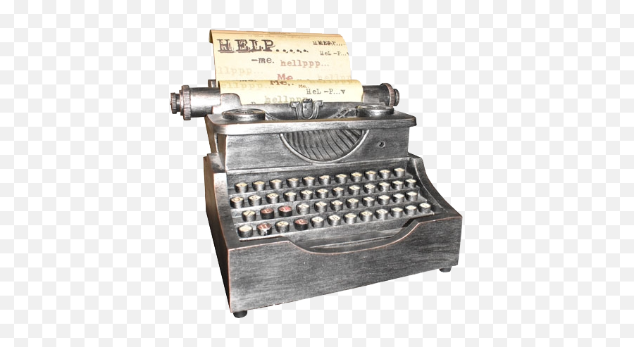 Haunted Typewriter - Olivetti Lettera 32 Emoji,