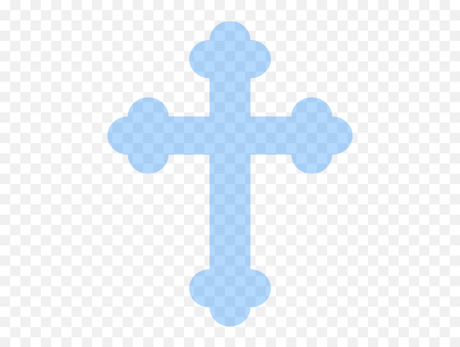 Christening Cliparts Png Images - Blue Baptism Cross Png Emoji,Baptism In Emojis