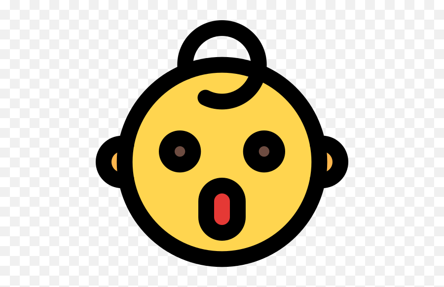 Amazed - Dot Emoji,Amazed Emoticons