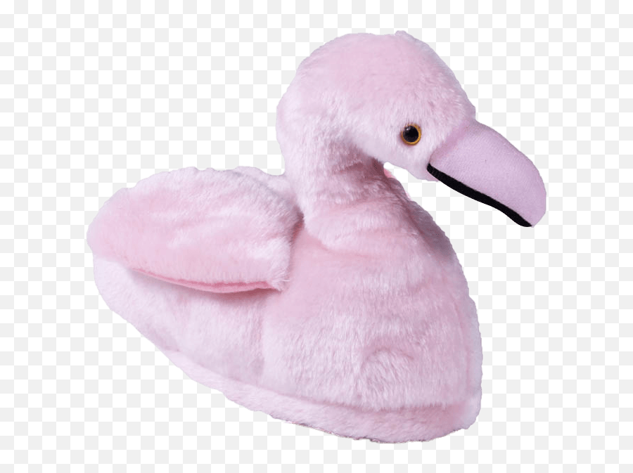 Happyfeet Animal Slippers - Flamingo Medium Emoji,Bubble Umbrella Bird Emoji