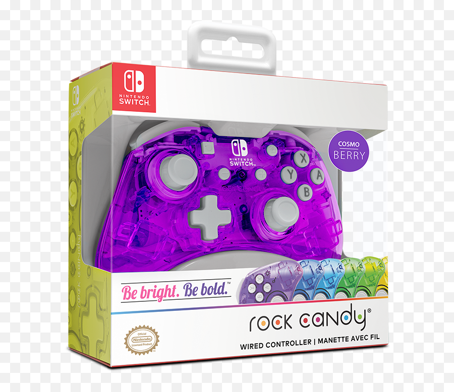 Rock Candy Wired Controller Cosmoberry For Nintendo Switch Emoji,Harvest Moon Video Game Emoji