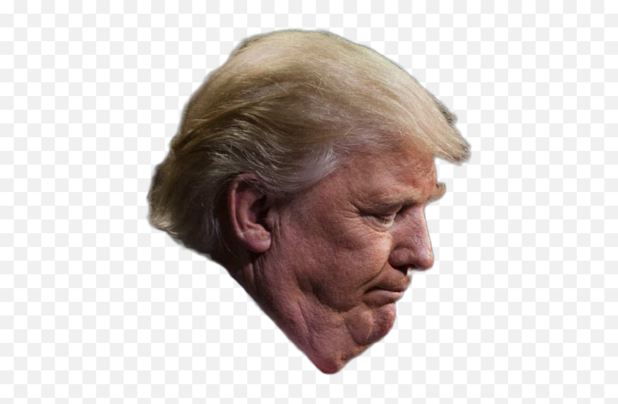 Donald Trump White House President Of The United States - Head Transparent Background Emoji,Donald Trump Emoji Faces