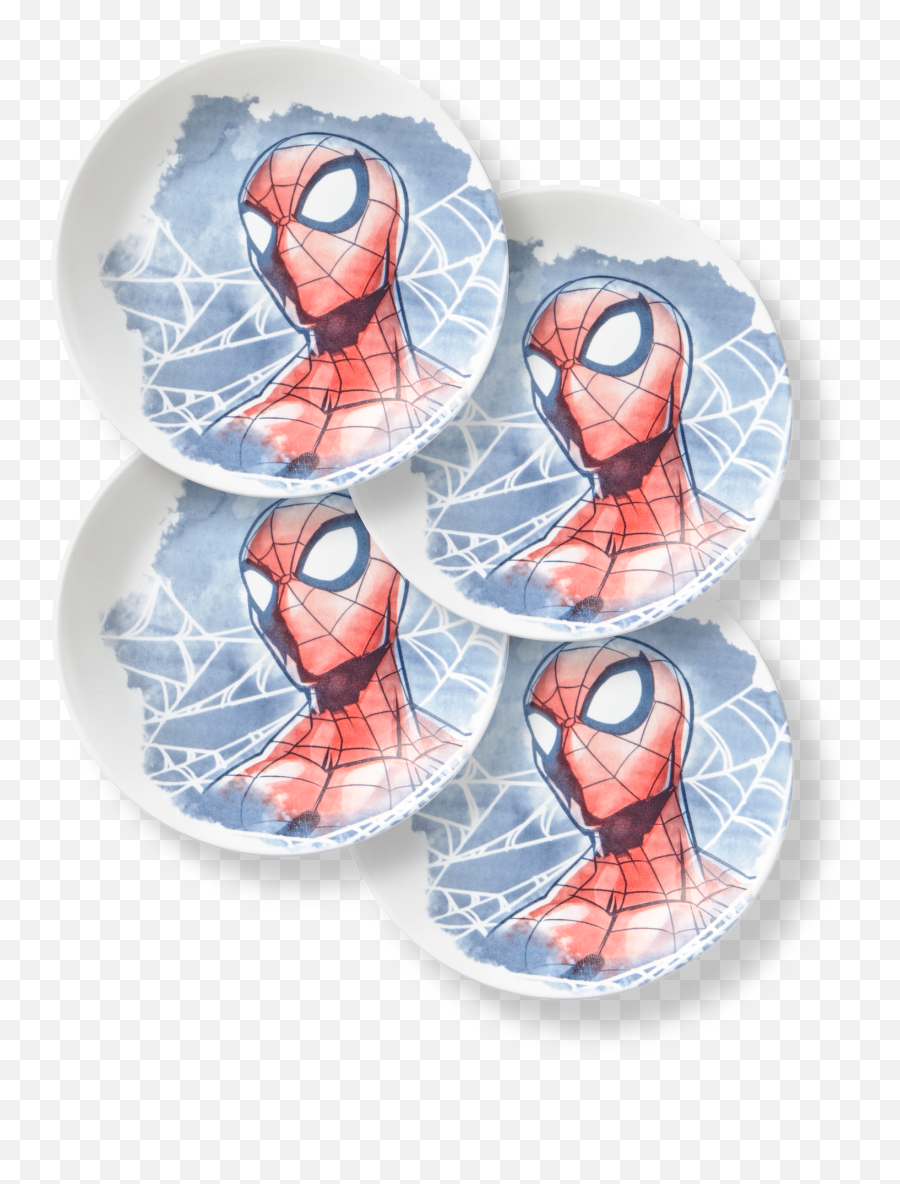 Marvel Spider - Man 85 Salad Plates 4pack Corningware Emoji,Emotions Of Darth Vader Storm Trooper Set Mug