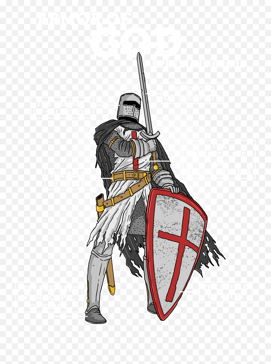 Armor Of God Posters Teeshirtpalace Emoji,Sword Cross Emoji