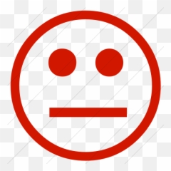 Classic Emoticons Neutral Face Icon - Happy Emoji,Neutral Emoticon