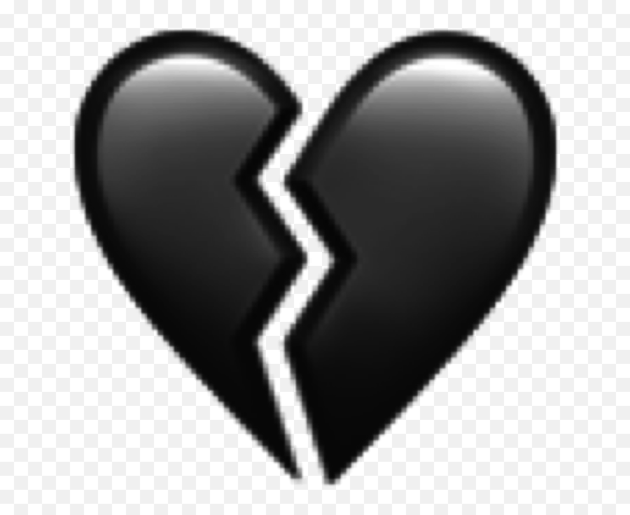 Black Emoji Broken Heart 331650746012211 By Satanicbarbie,Hearybreak Emoji