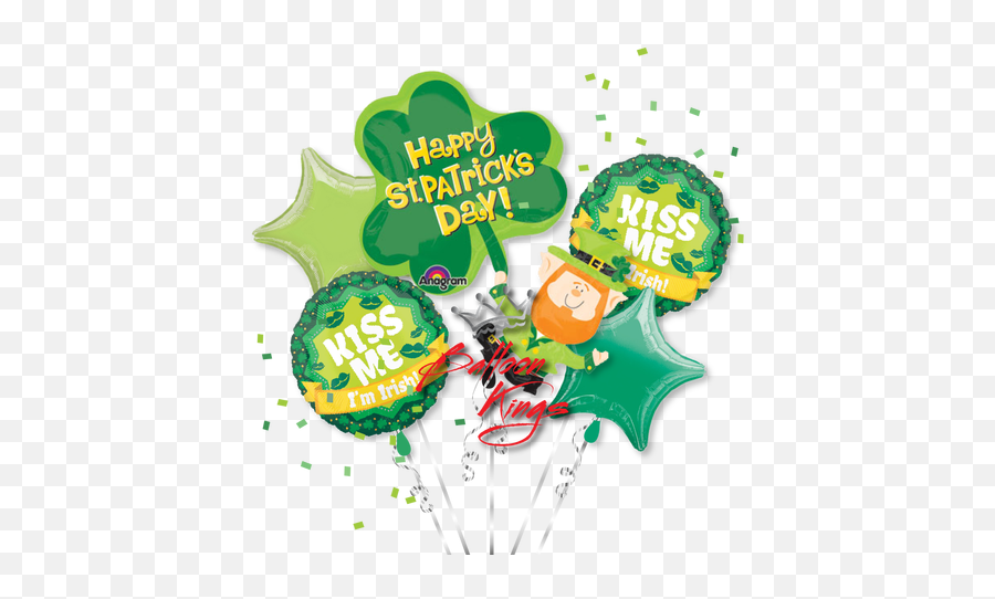 Happy St Patricks Day Bouquet - Party Supply Emoji,St Patrick's Day Emoji