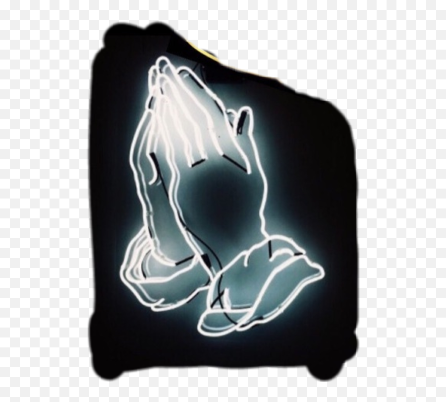 Prayer Hands Png - Praying Hands Png Neon Praying Hands Emoji,Pray Hands Emoji