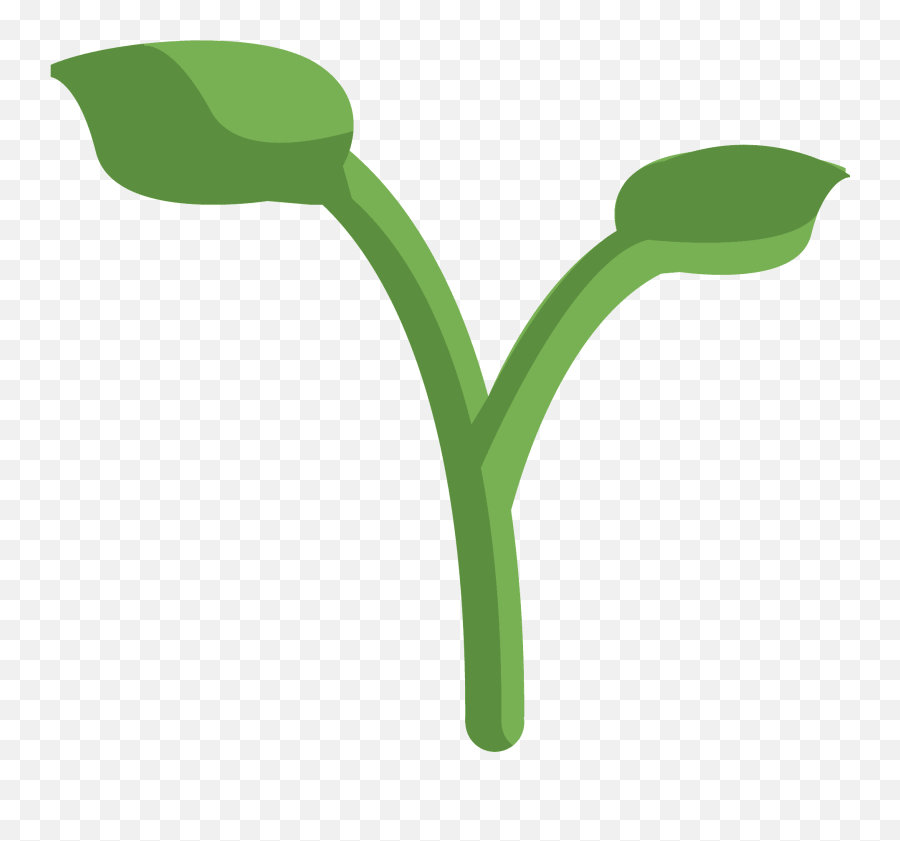 Seedling Emoji Clipart - Planta Joven Png,Plant Emojis
