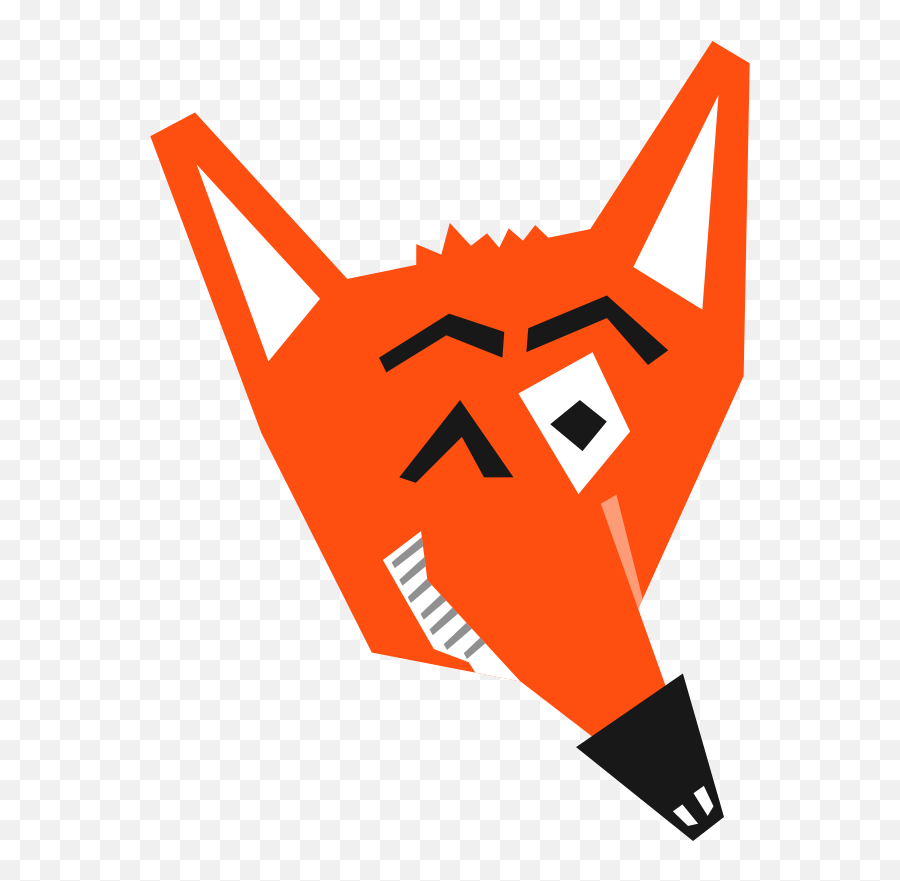 Fox Clipart Vector Fox Vector Transparent Free For Download - Fox Cartoon Face Emoji,Silver Fox Emoji