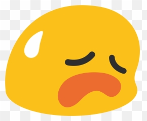 Disappointed But Relieved Face - Emoji Disappointed,Stressed Emoji