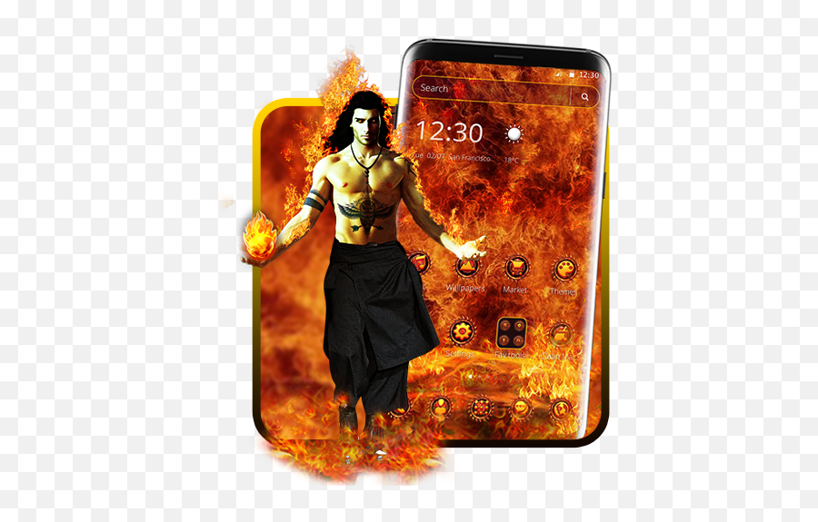 Burning Fire Angel Theme - Smartphone Emoji,Angel Emoji Phone Case