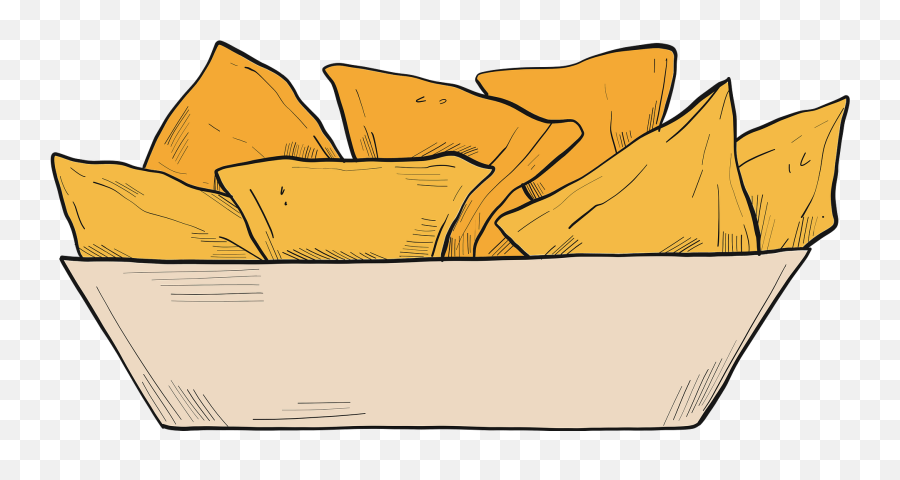 Nachos Clipart - Horizontal Emoji,Nachos Emoji