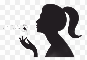 Girl Girly Girls Woman Sticker By Star Lightning - Girl Flower Silhouette Png Emoji,Girl Lightning Emoji