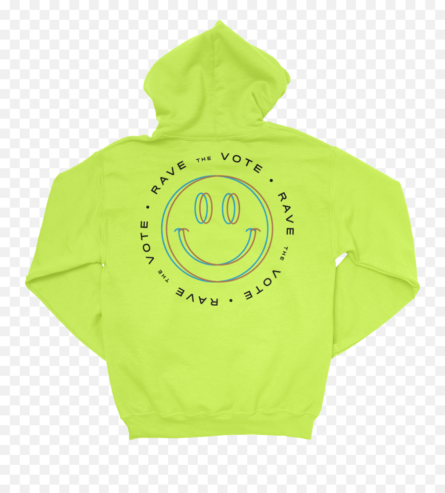 Rave The Vote Logo Hoodie - Estevan Oriol Collaboration Tee Emoji,Alien Emoji Hsweat Shirt